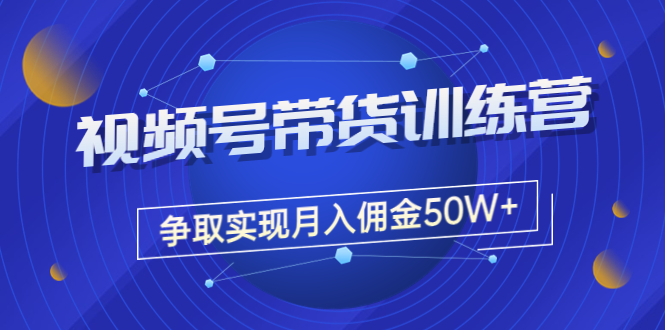 【副业项目3707期】视频号直播带货教程，教你如何实现月入佣金50W+（课程+资料+工具）-繁星副业