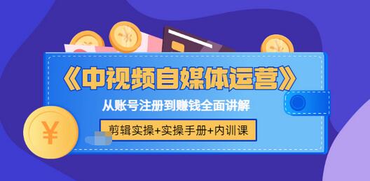 【副业项目3715期】中视频自媒体运营实操+实操手册+内训课，从账号注册到赚钱全面讲解-繁星副业