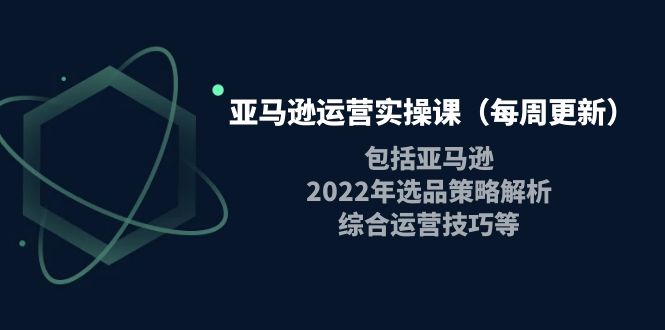 【副业项目4284期】亚马逊运营实操课：包括亚马逊2022选品策略解析，综合运营技巧等-繁星副业