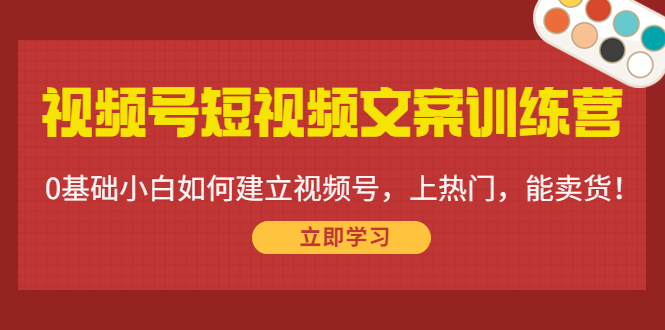【副业项目4549期】视频号短视频文案训练营：0基础小白如何建立视频号，上热门，能卖货-繁星副业