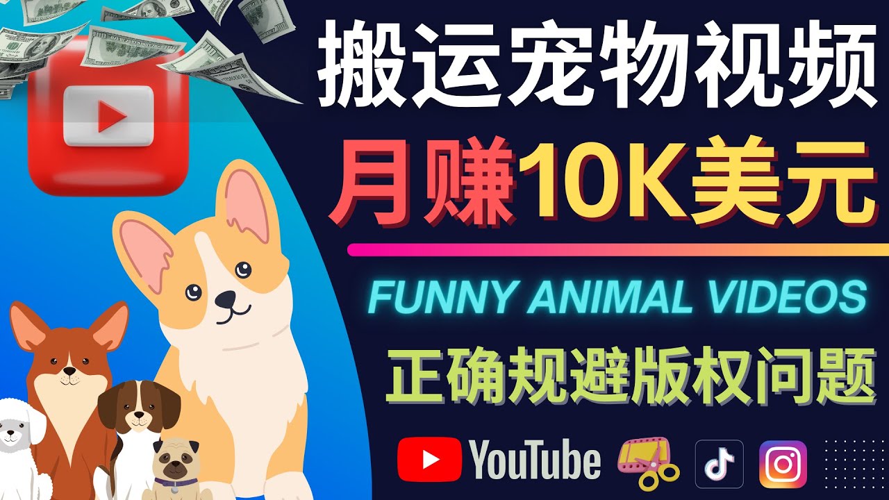 【副业项目4509期】搬运TIKTOK视频到YouTube，并进行二次创作，月赚1万美元以上-繁星副业