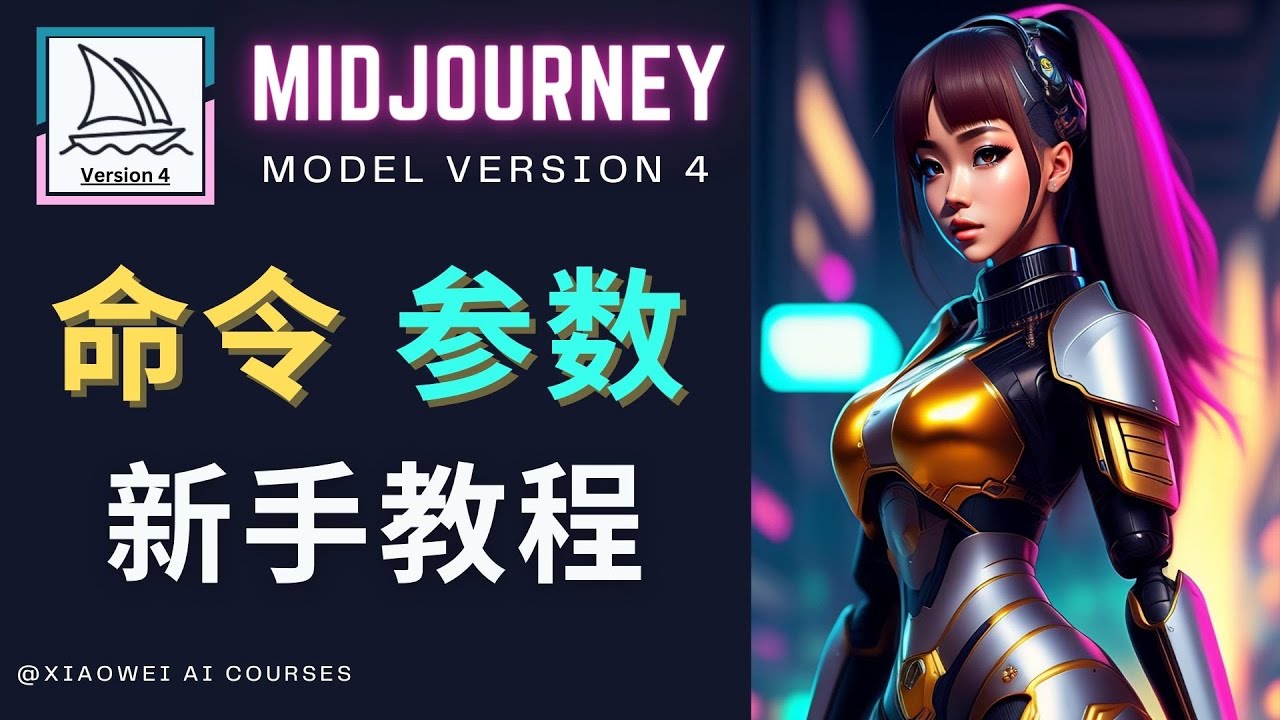【副业项目5078期】Midjourney新手入门教程，轻松创作顶级图像，命令参数-新手教程-繁星副业