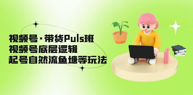 【副业项目5206期】视频号·带货Puls班，视频号底层逻辑，起号自然流鱼塘等玩法-繁星副业