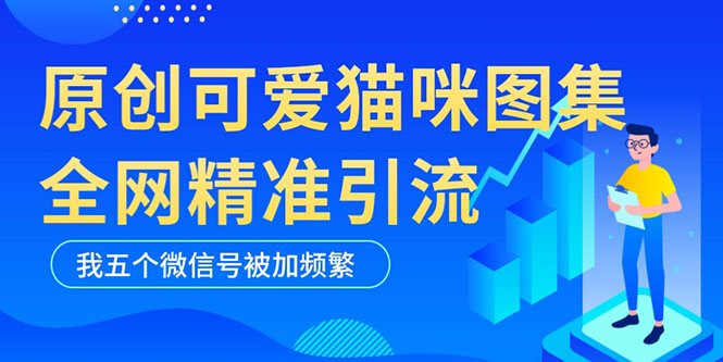 【副业项目5588期】黑科技纯原创可爱猫咪图片，全网精准引流，实操5个VX号被加频繁-繁星副业