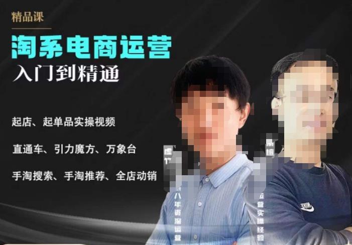 【副业项目6098期】2023手淘搜索实操课+体系化课程，​起店起单品实操视频课程-繁星副业