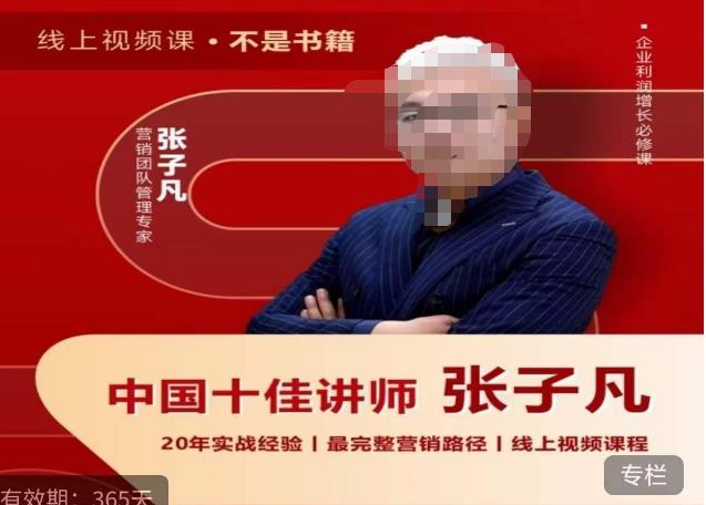 【副业项目6076期】张子凡·20年实战经验，揭秘营销背后的底层逻辑，突破思维局限，从根本上破解营销难题-繁星副业
