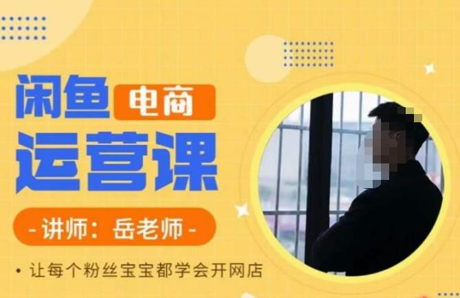 【副业项目6829期】岳老师·闲鱼电商运营课，让每个粉丝宝宝都学会开网店-繁星副业