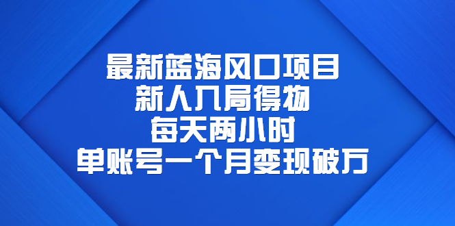 【副业项目6649期】最新蓝海风口项目，新人入局得物，每天两小时，单账号一个月变现破万-繁星副业