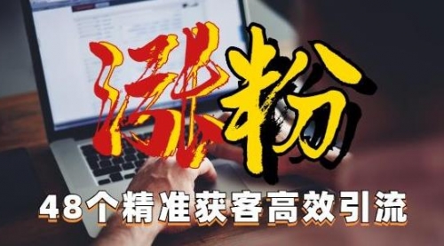 【副业项目7097期】独家分享48个引流绝技，再没粉丝只能怪自己了！-繁星副业