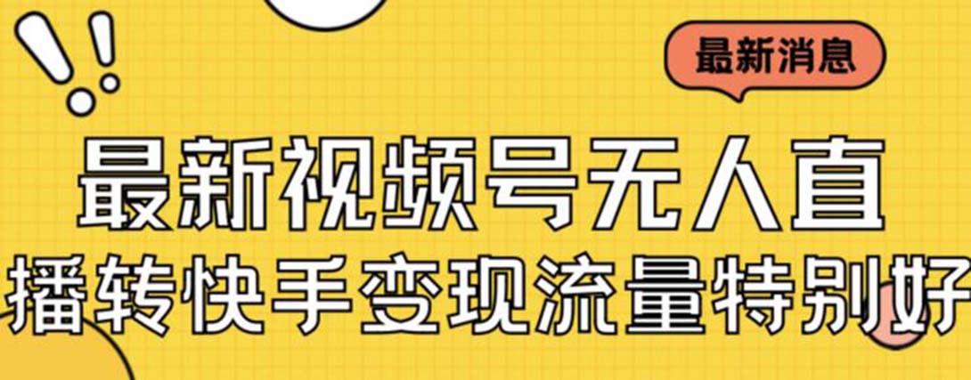 【副业项目7253期】视频号无人直播转快手变现美女玩法日入500+-繁星副业
