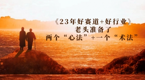 【副业项目7314期】某收费文章《23年好赛道+好行业》老头准备了两个“心法”+一个“术法”-繁星副业