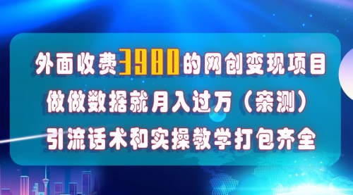 【副业项目8036期】在短视频等全媒体平台做数据流量优化，实测一月1W+，在外至少收费4000+-繁星副业