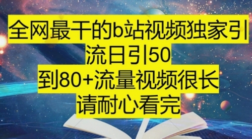 【副业项目8241期】B站引流详细教程，附带资源入口-繁星副业