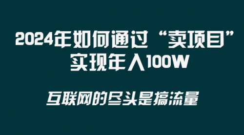 【副业项目8543期】2024年如何通过“卖项目”实现年入100W-繁星副业