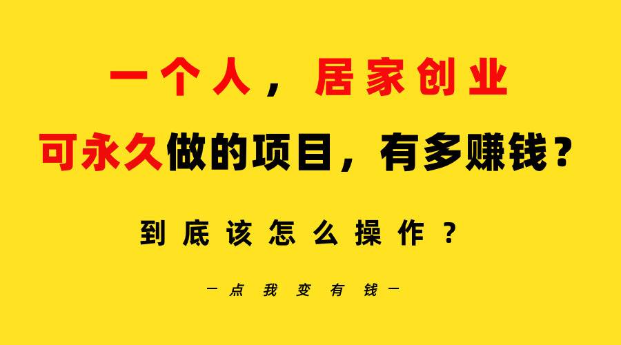 一个人，居家创业：B站每天10分钟，单账号日引创业粉100+，月稳定变现5W…-繁星副业