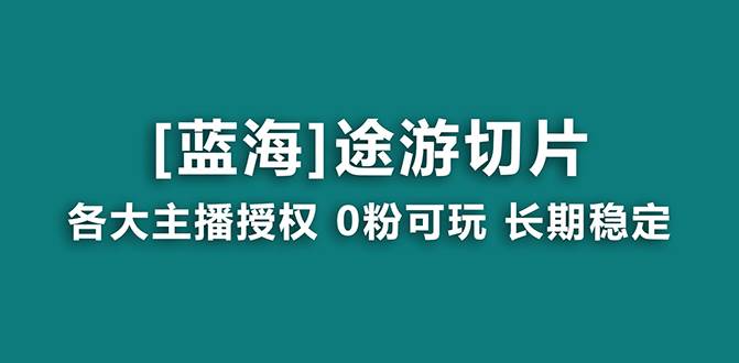 抖音途游切片，龙年第一个蓝海项目，提供授权和素材，长期稳定，月入过万-繁星副业