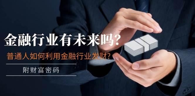 某付费文章：金融行业有未来吗？普通人如何利用金融行业发财?(附财富密码)-繁星副业