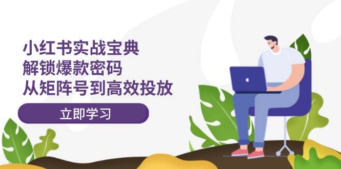 小红书实战宝典：解锁爆款密码，从矩阵号到高效投放-繁星副业