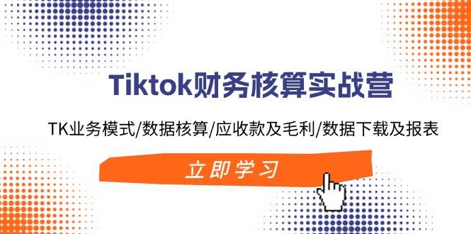 Tiktok财务核算实战营：TK业务模式/数据核算/应收款及毛利/数据下载及报表-繁星副业