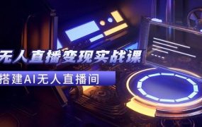 2024全套Ai无人直播变现实战课,搭建AI无人直播间,利用AI赚钱 (24节课)-繁星副业