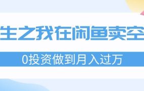 重生之我在闲鱼卖空调,0投资做到月入过万,迎娶白富美,走上人生巅峰-繁星副业