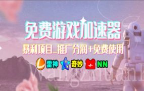 游戏加速器推广，一个月几百到几千的小项目，你看的上么？-繁星副业