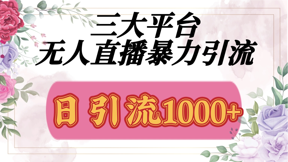 抖音，快手，视频号全平台通用，无人直播引流法，利用图片,模板,整套话术挂机全天支持矩阵操作，无限设备多开，超暴力引流，1000+高质量精准创业粉-繁星副业