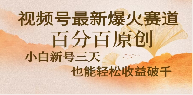 视频号独家玩法，老年养生赛道，无脑搬运爆款视频，日入2000+-繁星副业