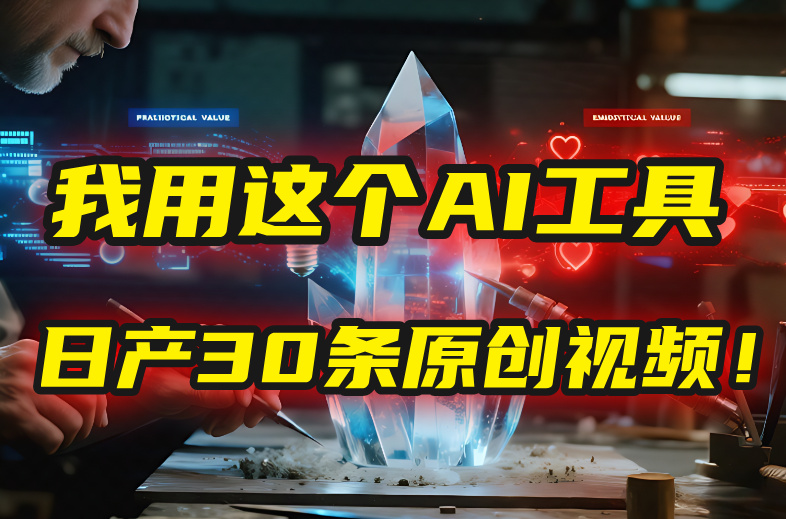 别再真人出镜了!我用这个AI工具,1张照片就能日产30条原创视频!-繁星副业