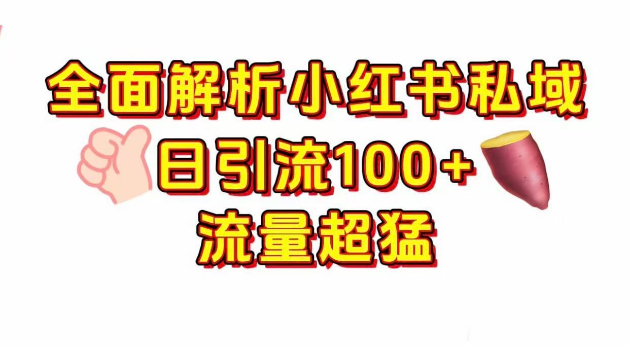 小红书私域引流 每天加100+-繁星副业