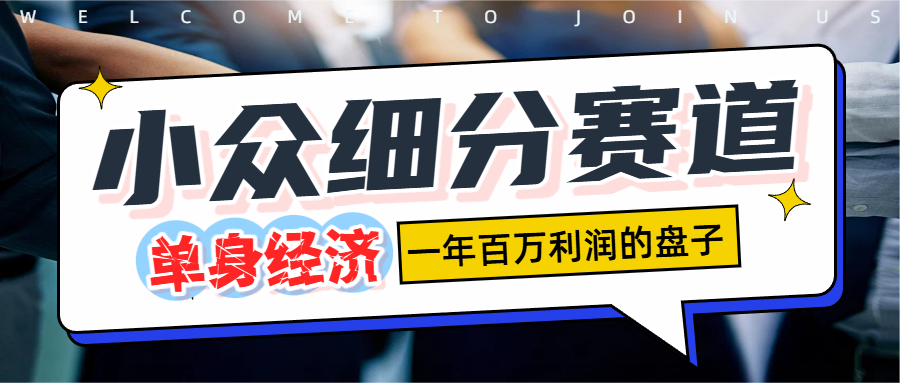 单身经济赛道，一天1000+-繁星副业